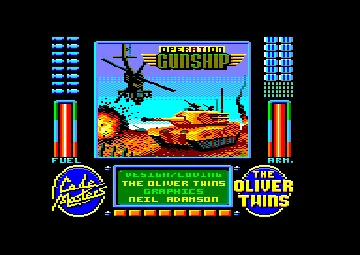 Operation Gunship (UK) (1989) (Trainer) screen shot title
